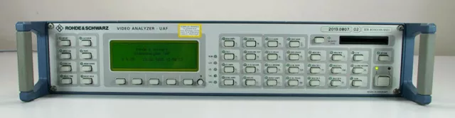 Rohde & Schwarz Uaf Video Analyseur