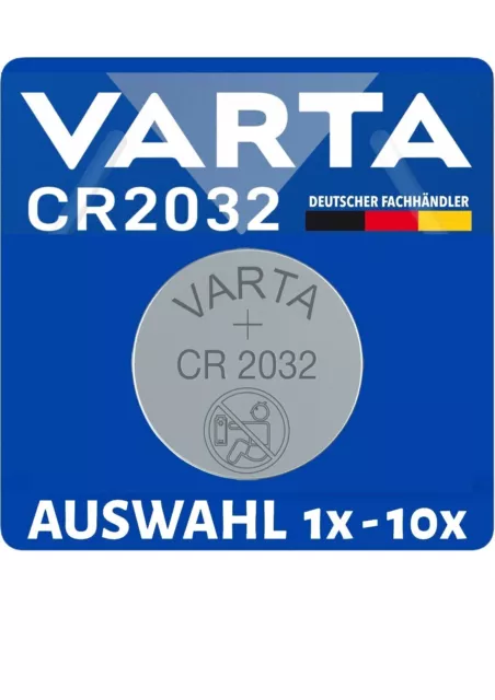 Varta 2032 CR2032 Knopfzellen Batterien 1 x - 10 x Stück ++ NEU +++  MHD 2032 ++