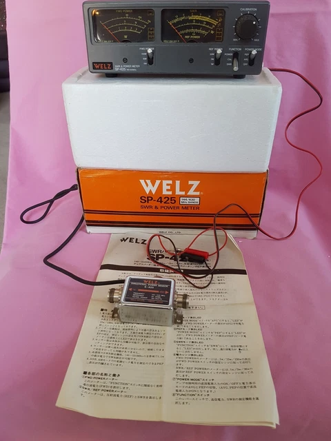 WELZ SP-425 SWR and Power meter 140-525MHz £25.00 - PicClick UK