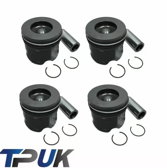 FORD TRANSIT MK7 2011 ON PISTONS 2.2 RWD TDCi BRAND NEW 0.50 OVERSIZED RINGS PIN