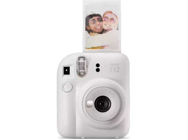 FUJIFILM INSTAX mini 12 Sofortbildkamera Clay White integr Selfiespiegel NEU OVP