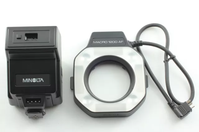 [Exc+5] Minolta Auto Electroflash Macro 1200AF Ring Light from Japan #22268