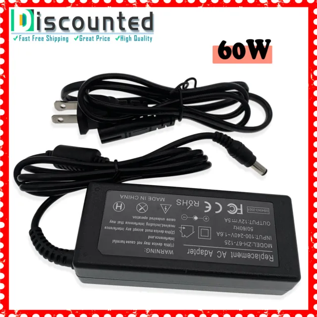 Power Supply AC Adapter for ACER ED322Q ED273UR ED273 ED273A RG321QU Monitor
