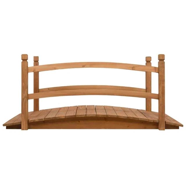 GARTENBRÜCKE TEICHBRÜCKE HOLZBRÜCKE Holzsteg Teich Brücke Vollholz