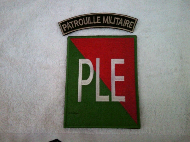 Patch Broderie Légion Étrangère - Marche Ou Crève, Thermocollant Ou à Coudre, Décoration Militaire Style