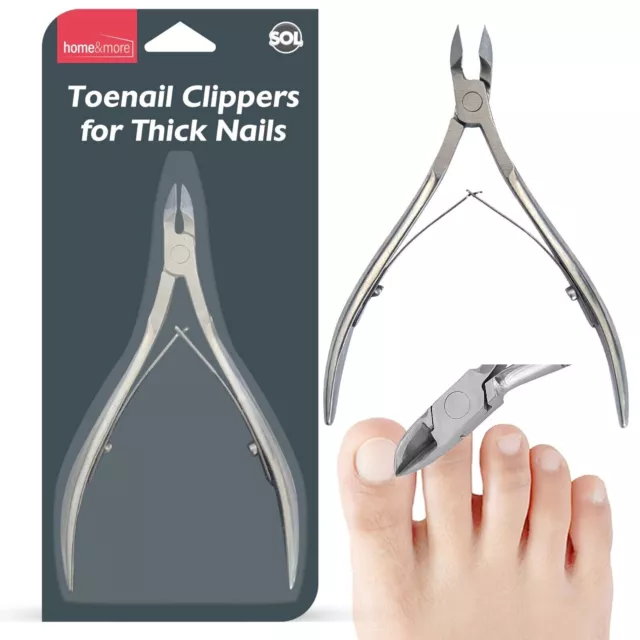 Professional Toe Nail Clippers | Heavy Duty Thick Chiropody Podiatry Men Cutters