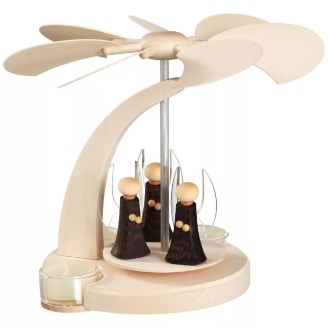 Pyramid Modern Angel German Tealight Carousel