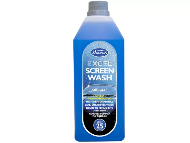 Decosol AD25 Excel Screenwash 500ml