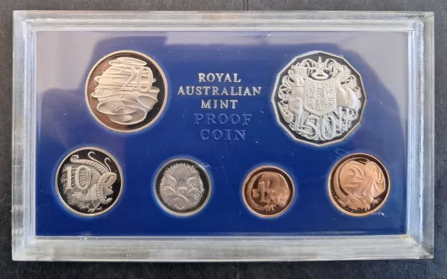 1981 Australia Proof set of 6 coins in RAM sealed case