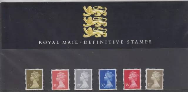 GB Presentation Pack 30 1993 MACHIN DEFINITIVE STAMPS MNH MINT 19p-41p