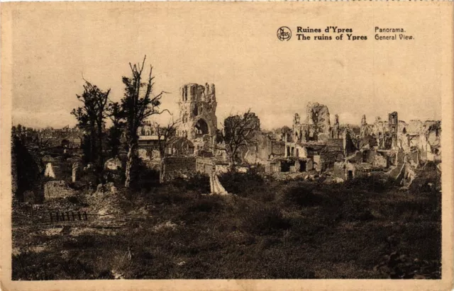 CPA Militaire, Ruines d'Ypres - Panorama (278314)