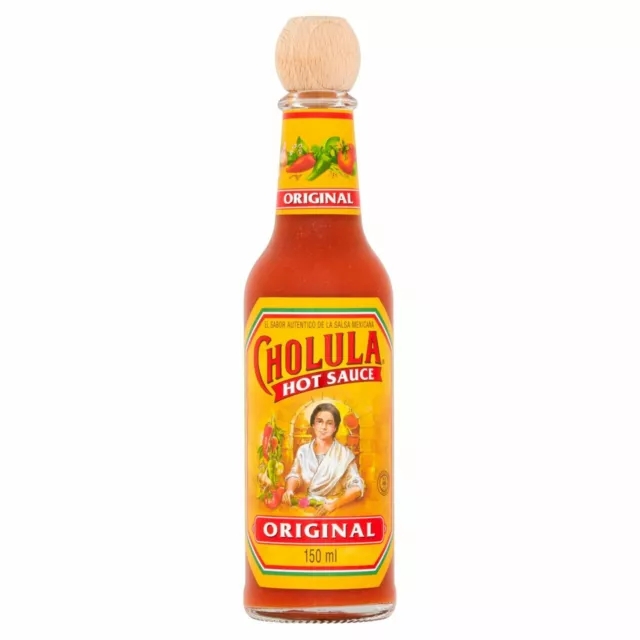 Original Cholula Hot Sauce Mexican 150ml Premium Hot Sauce Adds Heat and Flavour