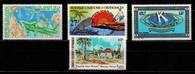 Timbres Poste aérienne N° 204 au 207 de Nouvelle Calédonie  neufs ** / MNH