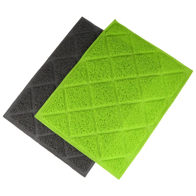 2pcs Pet Dog Cat Cat Puppy Cow Brotola Food Water Placemat Lettiera Tappetino pe