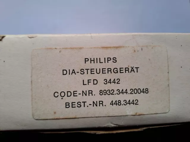 PHILIPS Dia Steuergerät LFD 3442 2