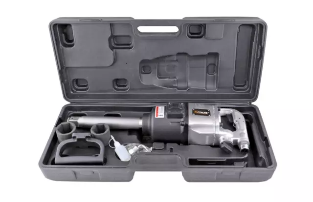 HOTECHE 1" Drive Air Impact Wrench Gun 1919 FT-LBS Long Shank A830110