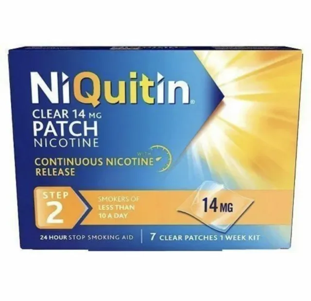 NiQuitin Clear step 2 x 21 patch GRATIS P&P