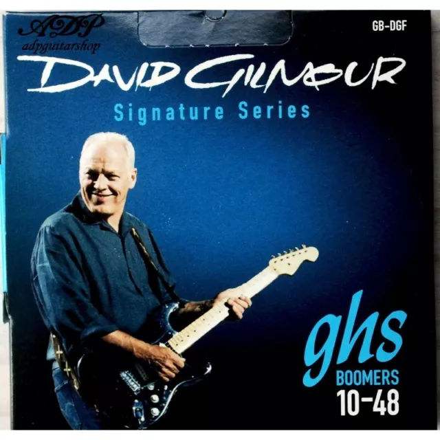 2 jeux Cordes GHS David Gilmour Blue 10-48 GUITARE Electrique Strings Set