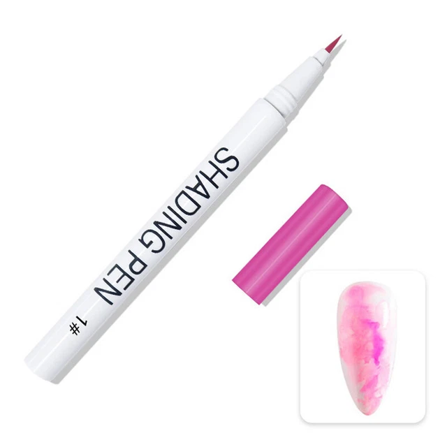 15 Colors Nail Art Liner Pen Marble Gradient Smudge Pen DIY Nail Art Tools ql