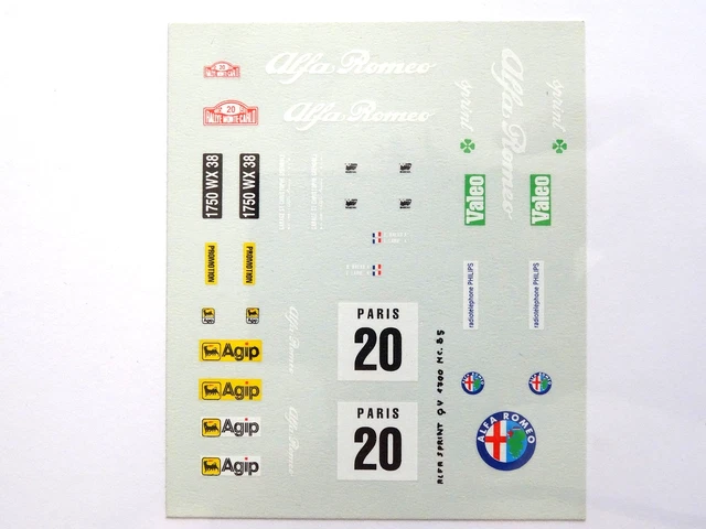 Alezan Models Kit 1/43 Alfa Romeo Disco Volante Gris – Résine, 2005, Neuf