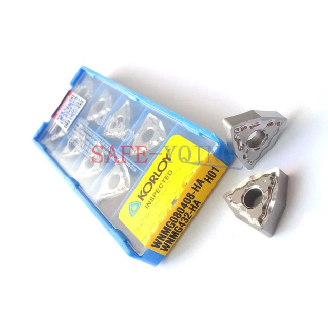 10PCS KORLOY WNMG080408-HA H01 CNC blade New