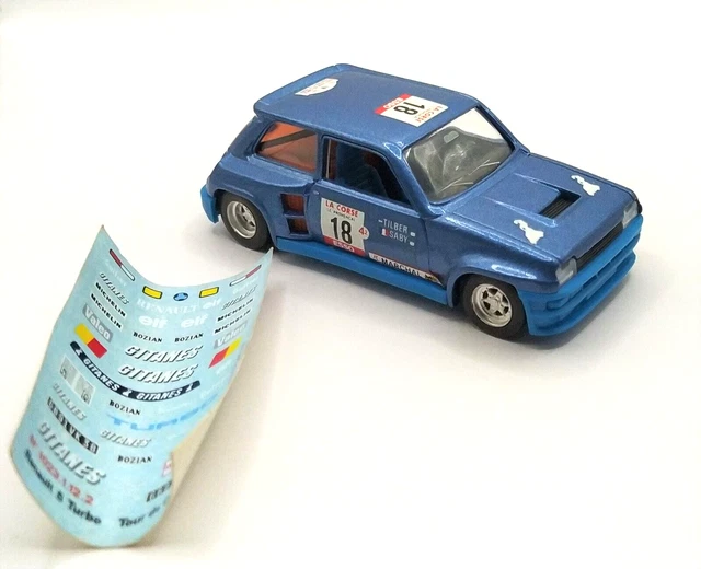 Lot Solido 1/43 Renault 5 TL N°10 Et Alpine N°58 – Sans Boîte – Vert