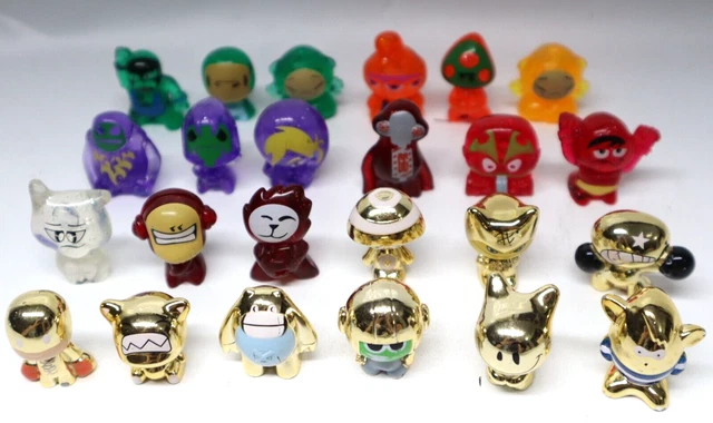 Lot 18 Mixed GOLD / CLEAR edition Gogo´s Crazy Bones