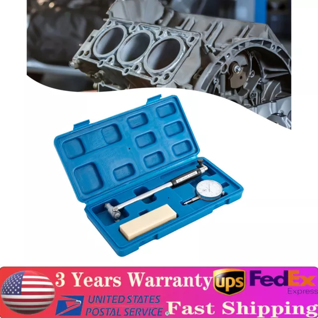Portable Engine Cylinder Bore Dial Indicator Measuring Gauge Kit Range 50-160mm
