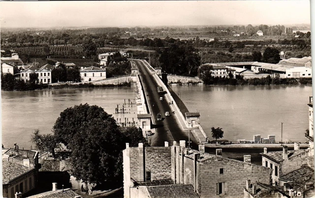 CPA LIBOURNE - Le Pont de BORDEAUX sur le Dordogne (655378)