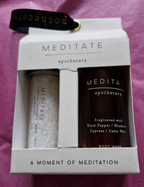 M&S apothecary a moment of meditation set. BBE 08/25