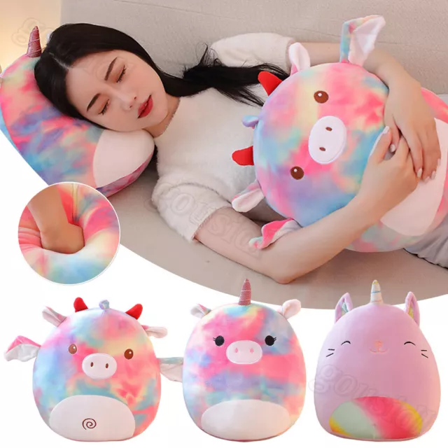 Squishmallows Plush Toy Axolotl Super Soft Doll Pillow Stuffed Cushion Gift 35cm