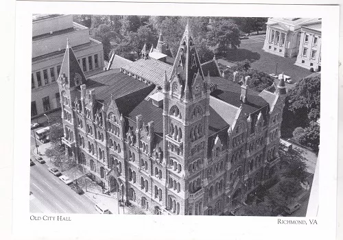 ~Post Card~"The Old City Hall" (Victorian Gothic-Style Bldg) *Richmond, VA (G88)