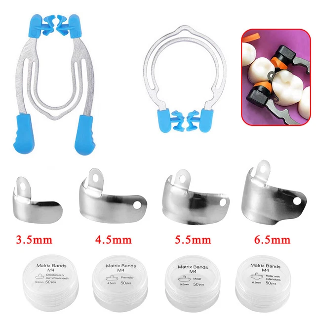 Dental Matrix Bands Sectional Matrice Clamp Ring Fit