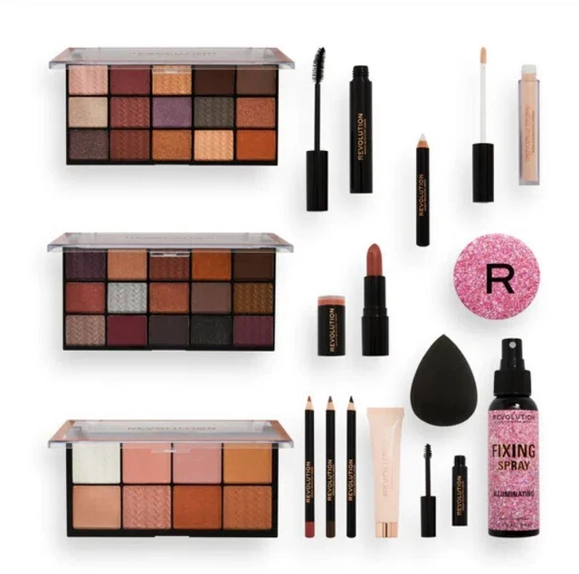 REVOLUTION The Vegan Everything Maquillaje Kit Inicio Set Para mujeres Nuevo RÁPIDO P&P JD3