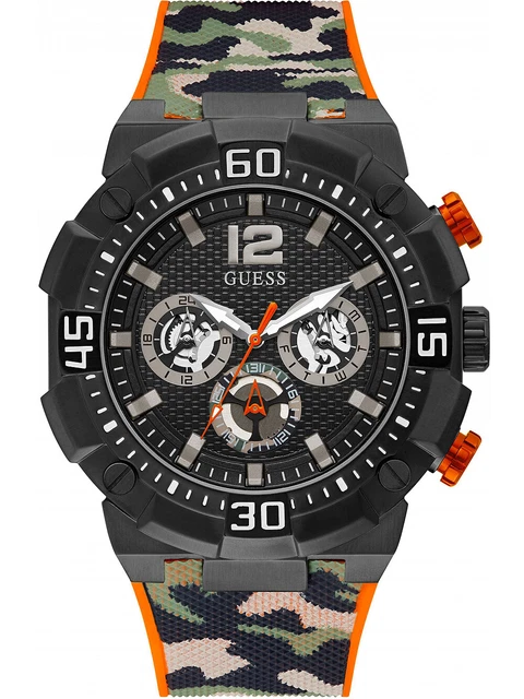Guess GW0264G2 Navigator Orologio Uomo 50mm 5ATM