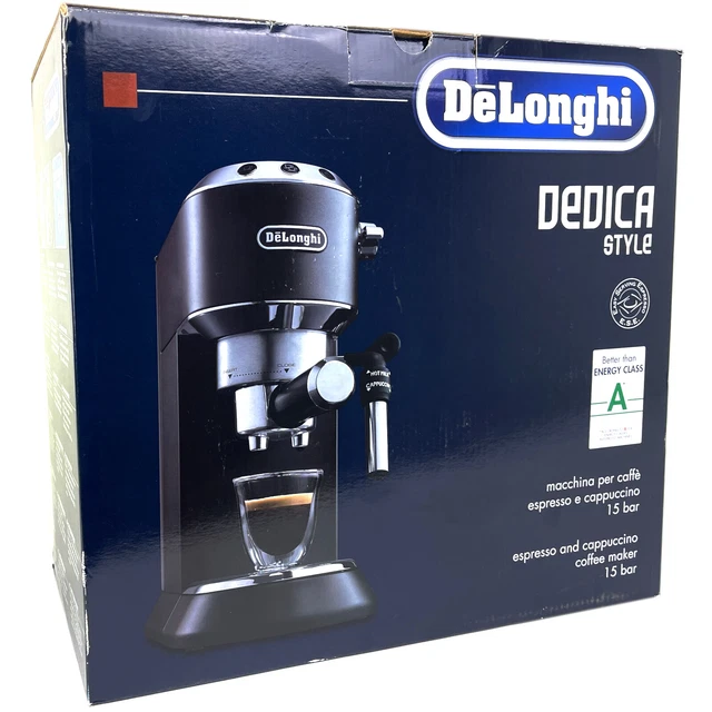 DeLonghi EC685.BK Dedica Style Siebträger Espressomaschine Kaffee Maschine Neu