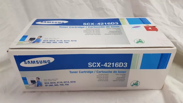 NEW Samsung Scx-4216D3 Scx-4216D3/els Genuine Original Black Toner Cartridge