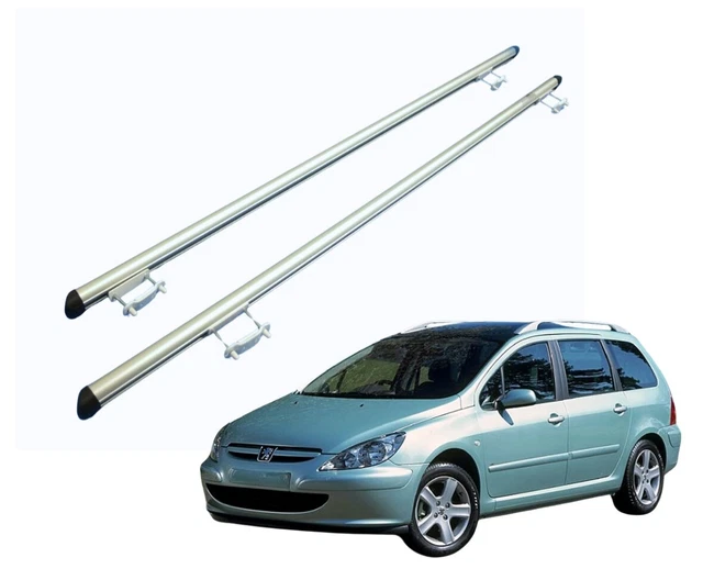 Barres De Toit Apline Pour Fiat Qubo (2008-2017) – 2 Barres Aluminium Gris – Charge Max 75 Kg – Compatible Coffre, Porte-vélos - 4