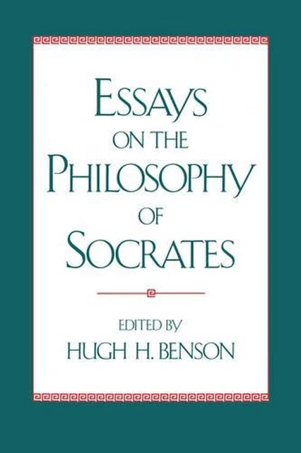 Essays on the Philosophy of Socrates by Benson (English) Paperback Book