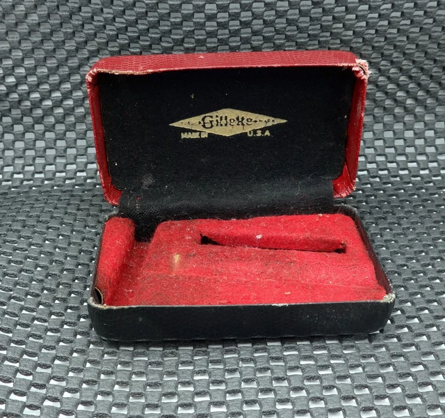 Vintage 1930's Gillette NEW  DE Safety Razor BOX Only No Razor