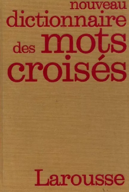 3916967 - Nouveau dictionnaire des mots croisés - Collectif