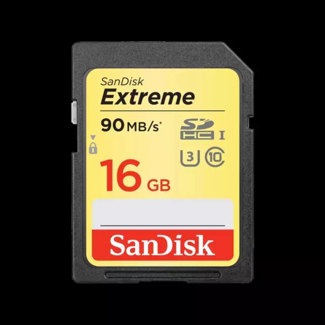 SanDisk 16GB Extreme SDHC 90MB/s UHS-I Memory Card - SDSDXNE-016G-GNCIN