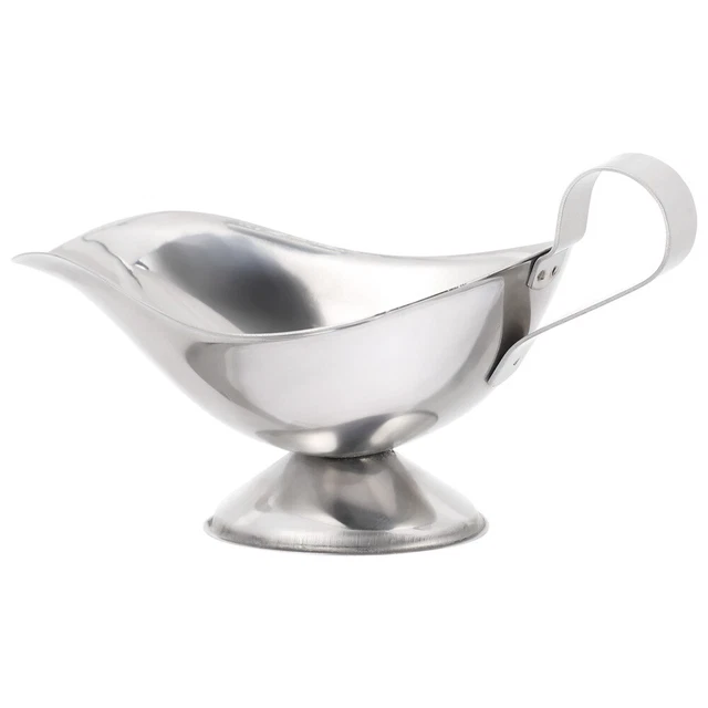 Tazza da condimento Gravy Pourer Milk Versaer Contenitore in acciaio inox Mini
