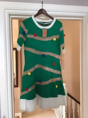 BNWT PRIMARK LADIES Knitted Xmas Dress 