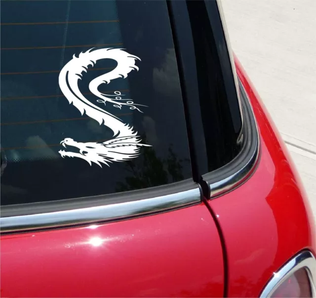 Dragon Flying Medieval Chinese Graphic Decal Sticker Art Car Wall Decor