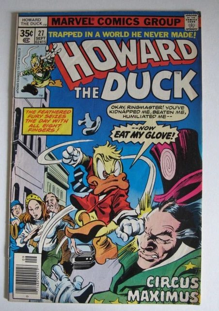 HOWARD THE DUCK #27 (1978), Ringmaster & His Circus of Crime, Gene Colan art