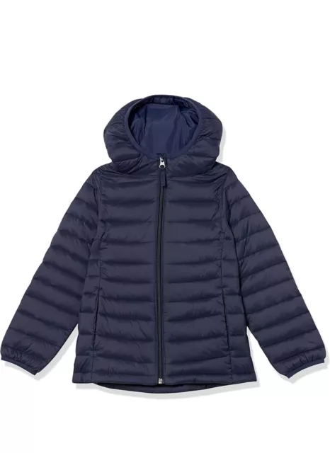 Amazon Essentials Girls and Toddlers' Lightweight Water-Resistant Packable XS