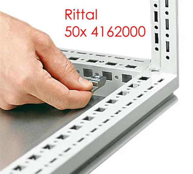 50x Rittal Insert Nut M6 6mm Ts 4162.000 Ts 4162000 For Serverschränke #RT01