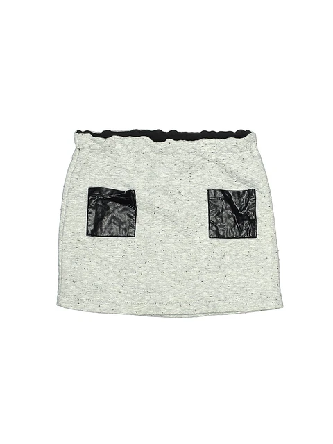 Kind Is Cool Girls Gray Skirt Small kids