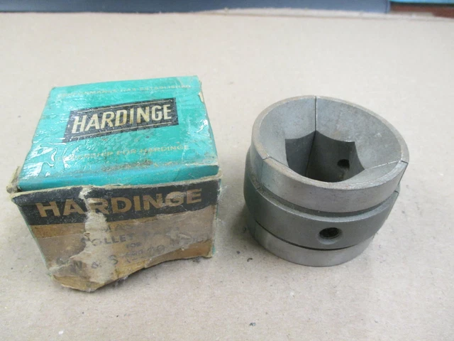 Surplus Hardinge Brand Warner & Swasey #4 Hex Smooth 1-1/4" Collet Pad